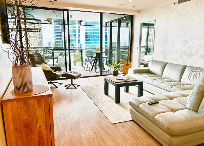 Deluxe 1Br Couple & Family Ocean Apartment, Circle On Cavill, Surfers Paradise